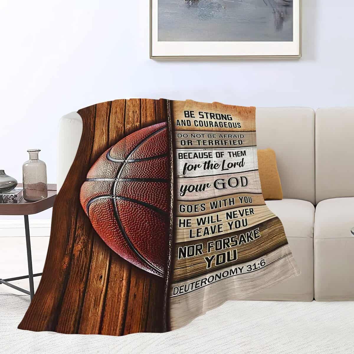 Manta de Baloncesto - Regalos de Fleece Acolchado para