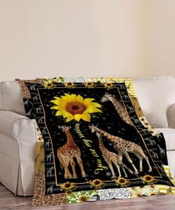 Manta de Jirafa Decoración de Jirafas Mantas de Cozy Fleece