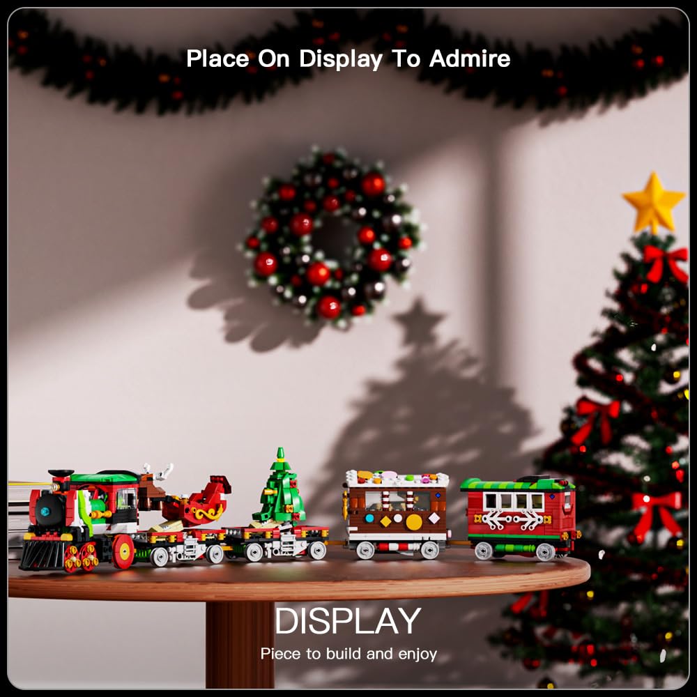 Mould King Set de Tren Transformers de Navidad, Juguetes de - Imagen 8