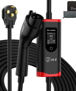 Cargador JX-E Level 2 EV, Enchufe Nema 14-50 Cargadores EV