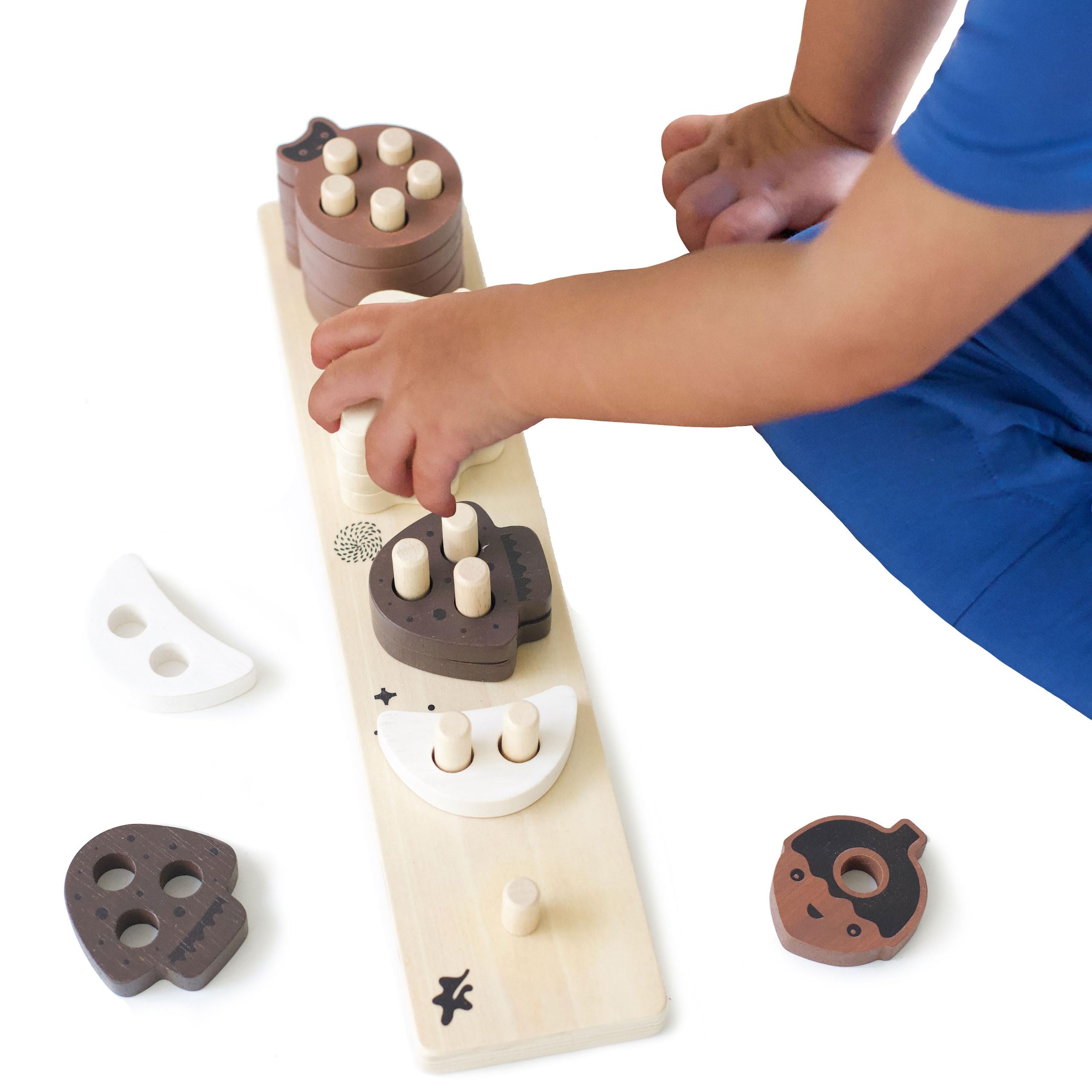 Juguete Wee Gallery Count & Stack - Bosque, Juguetes de