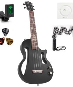 Ukulele Silencioso, Lotkey 26 Pulgadas Cuerpo de Okume