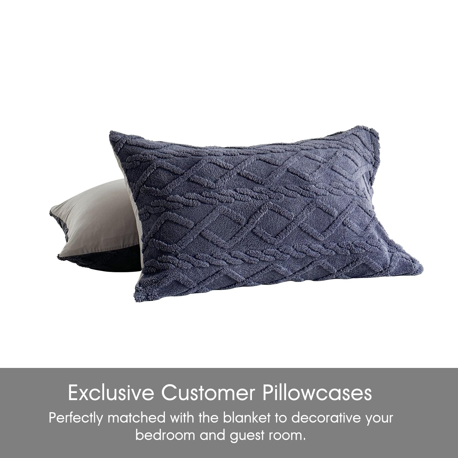 Manta de lujo de felpa de sherpa JML de 3 piezas, Manta de - Imagen 5