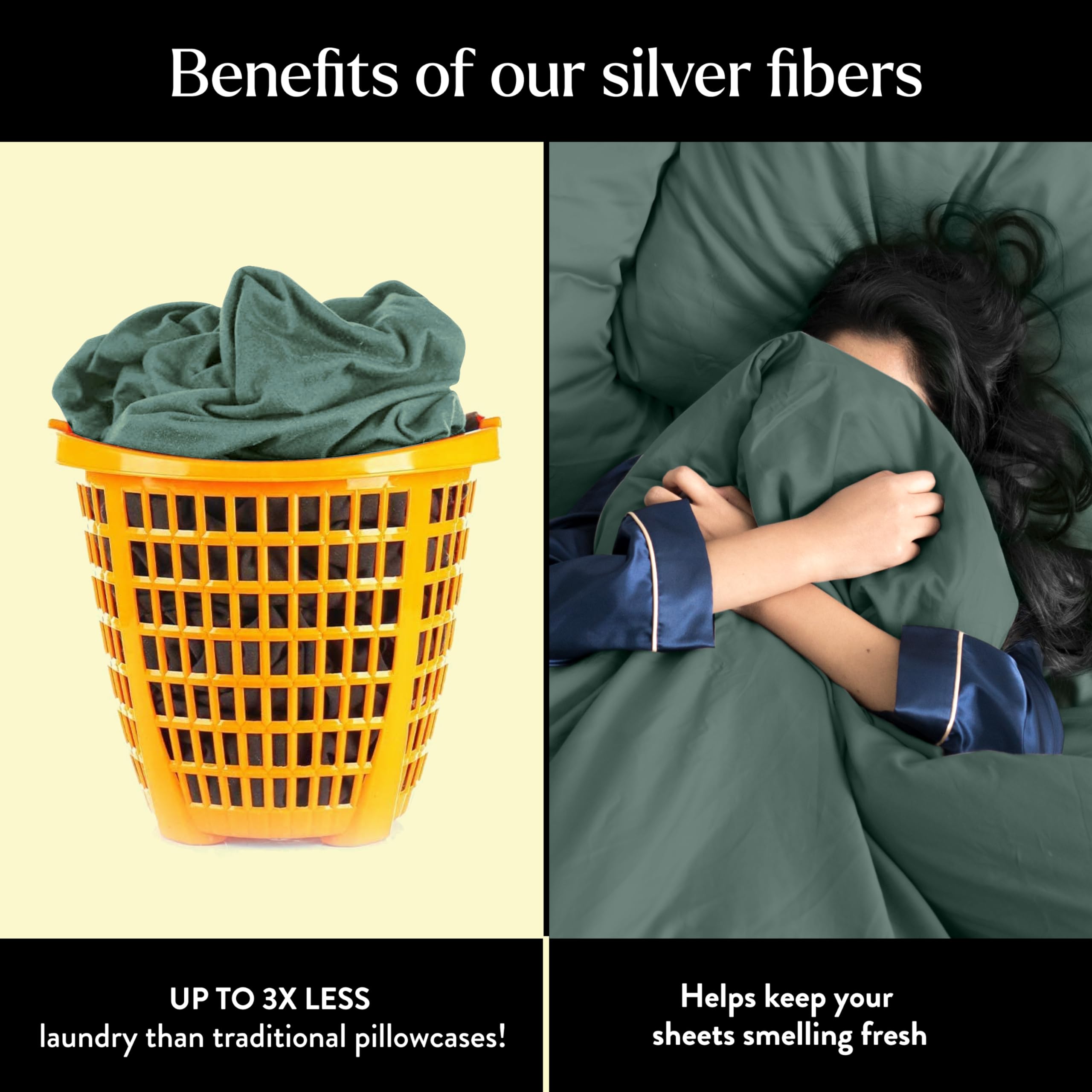 Funda de Almohada Refrigerante Miracle Made - -Verde Salvia - Imagen 4