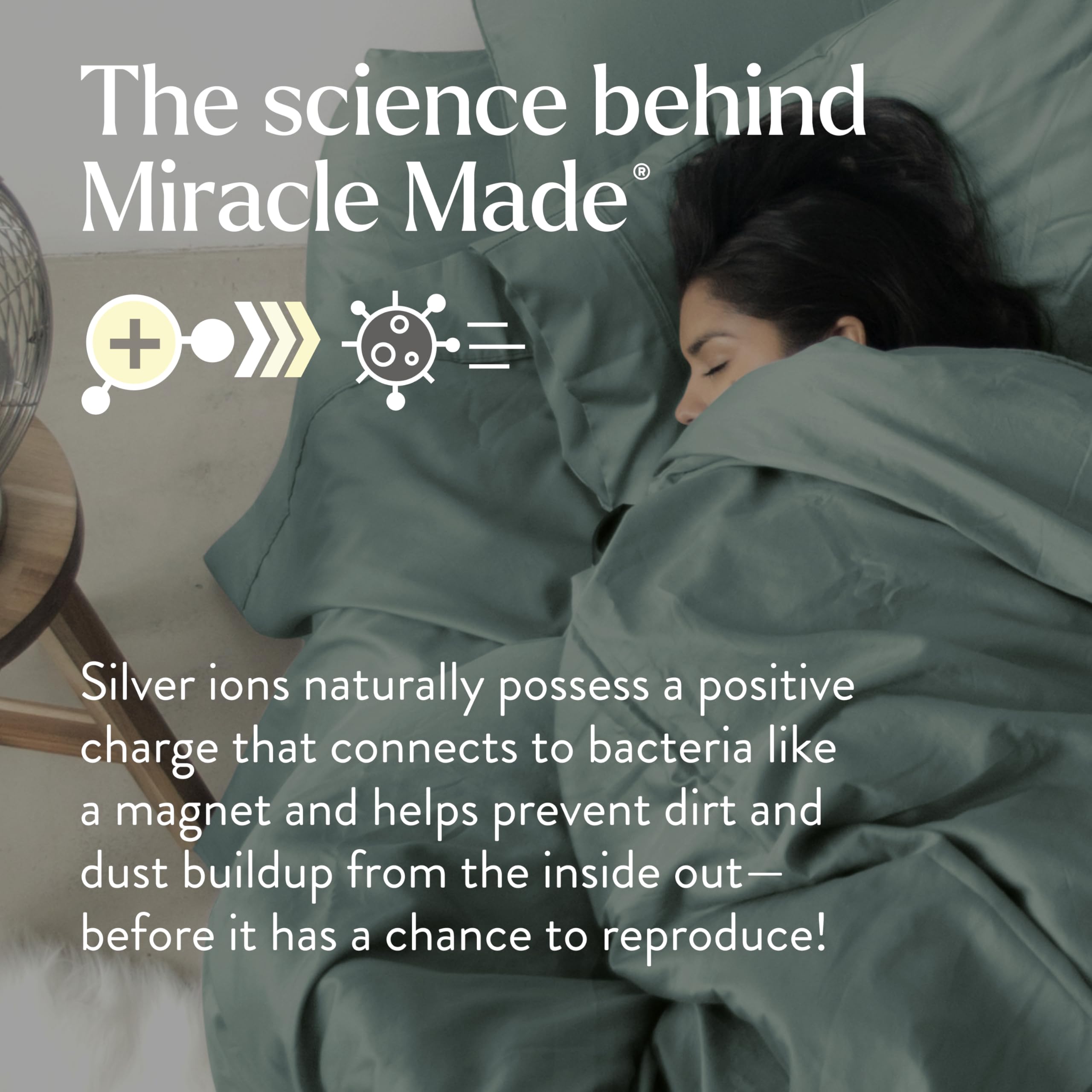 Funda de Almohada Refrigerante Miracle Made - -Verde Salvia - Imagen 5