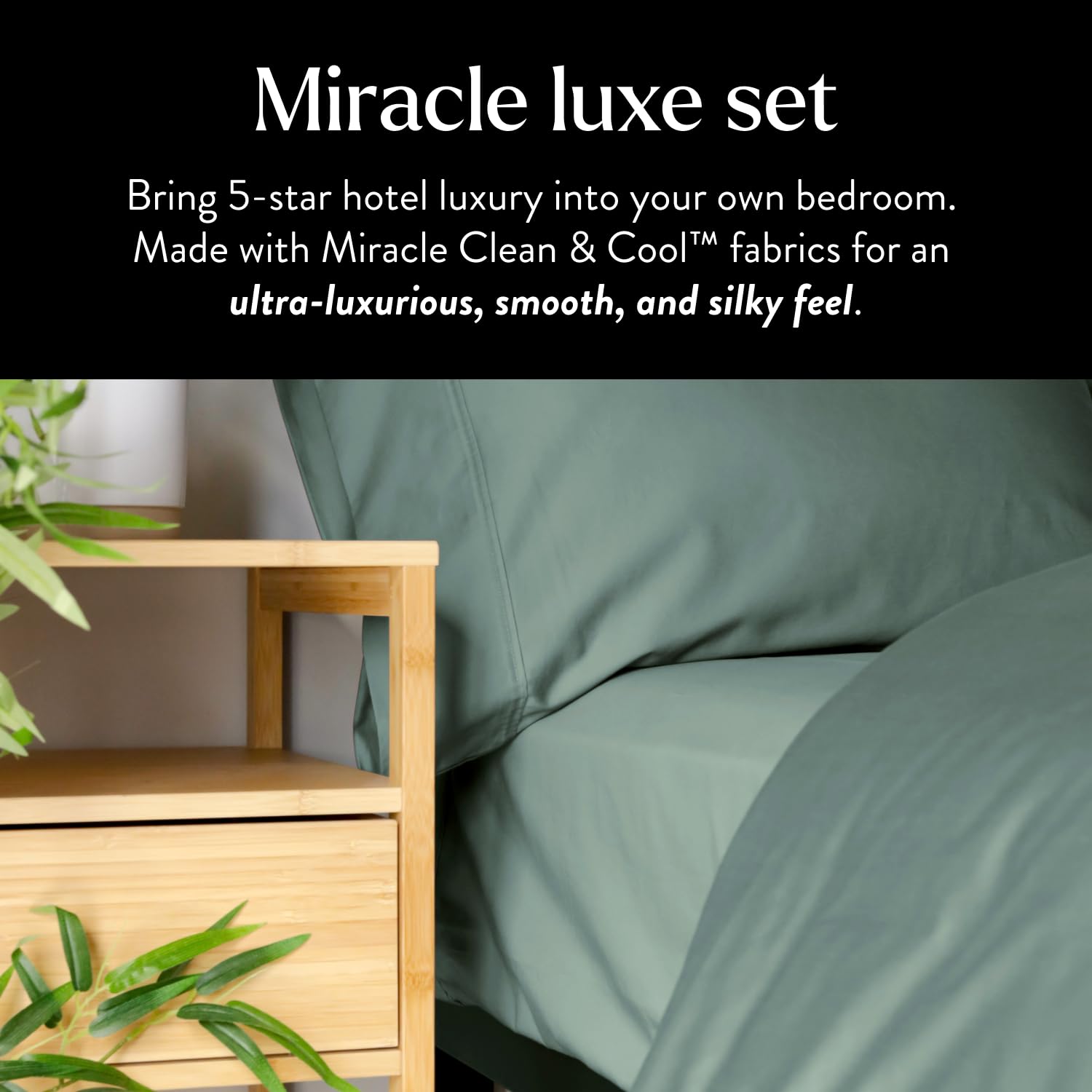 Juego de Sábanas King Size Miracle Made Sheets de Nuevo - Imagen 3