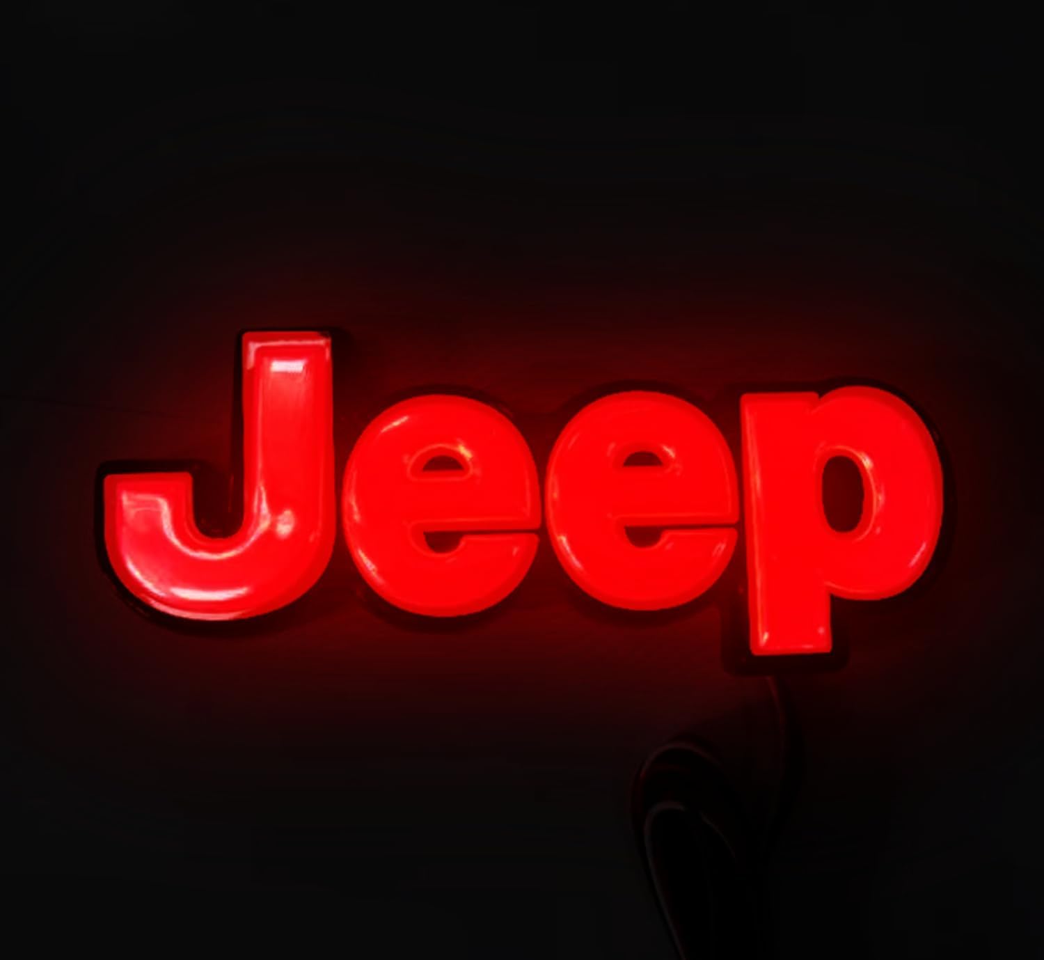 Emblema iluminado para portón trasero de Jeep (2014-18),