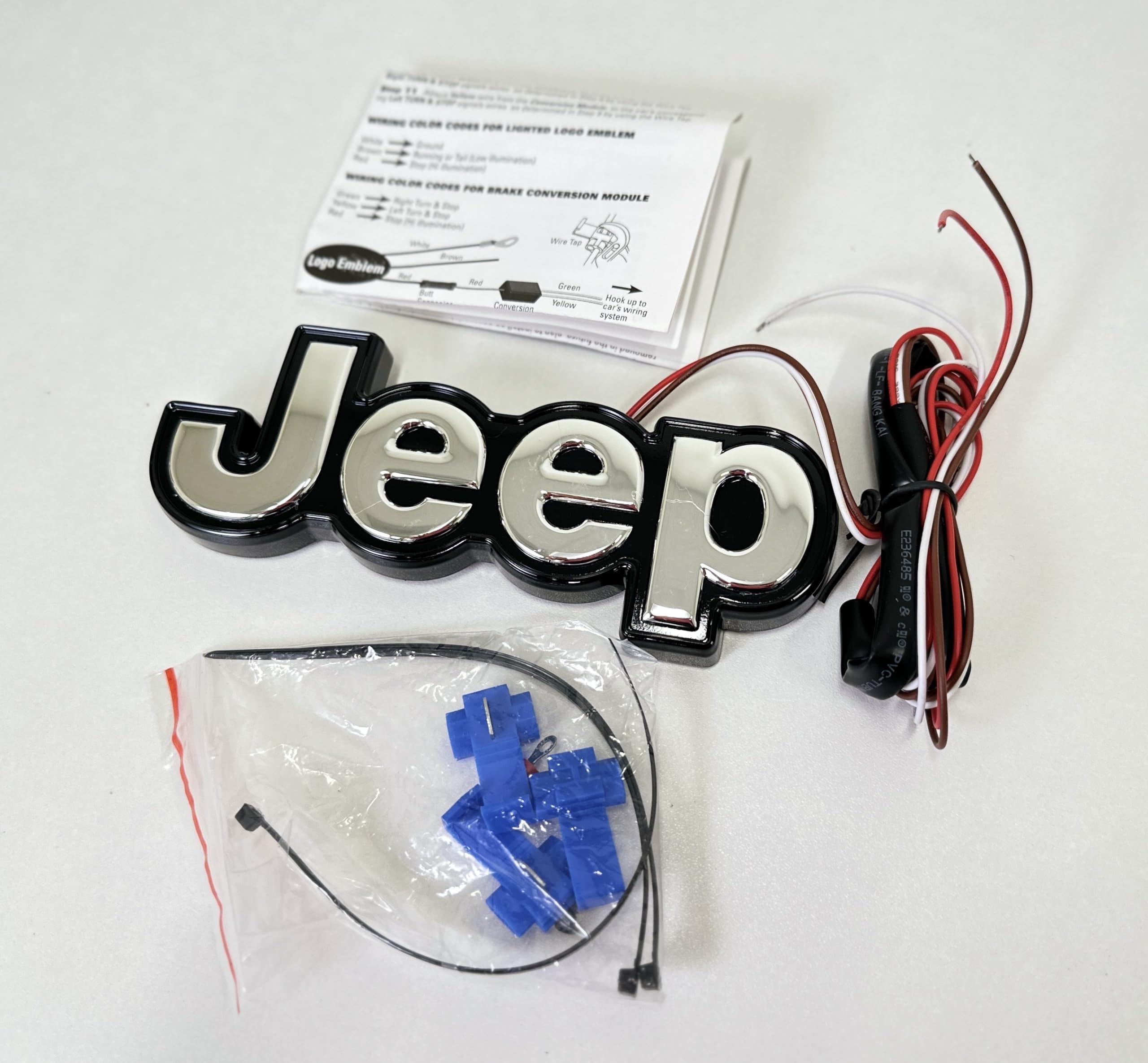 Emblema iluminado para portón trasero de Jeep (2014-18), - Imagen 7