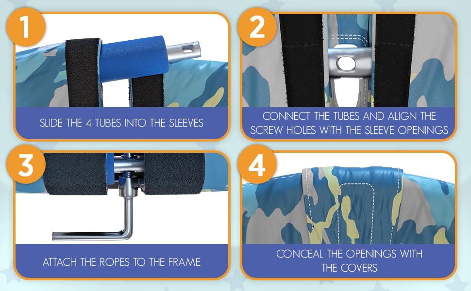 Columpio de Tela en Forma de Plataforma Colgante - Columpio - Imagen 10
