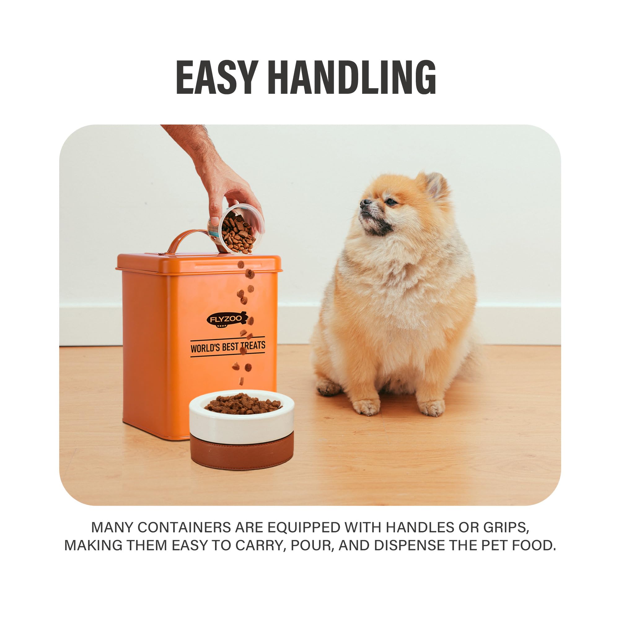 Contenedor de Almacenamiento de Comida para Perros y Gatos - Imagen 4