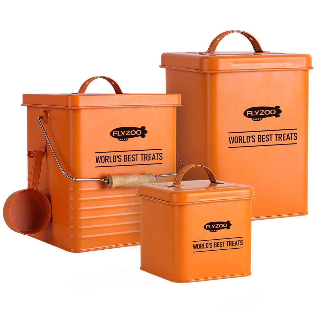 Contenedor de Almacenamiento de Comida para Perros y Gatos