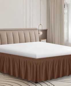 Nuevo Material para Falda de Cama Completa Lavable con