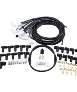 1 JUEGO de Cables de Bujías SHLPDFM Negros de Cerámica