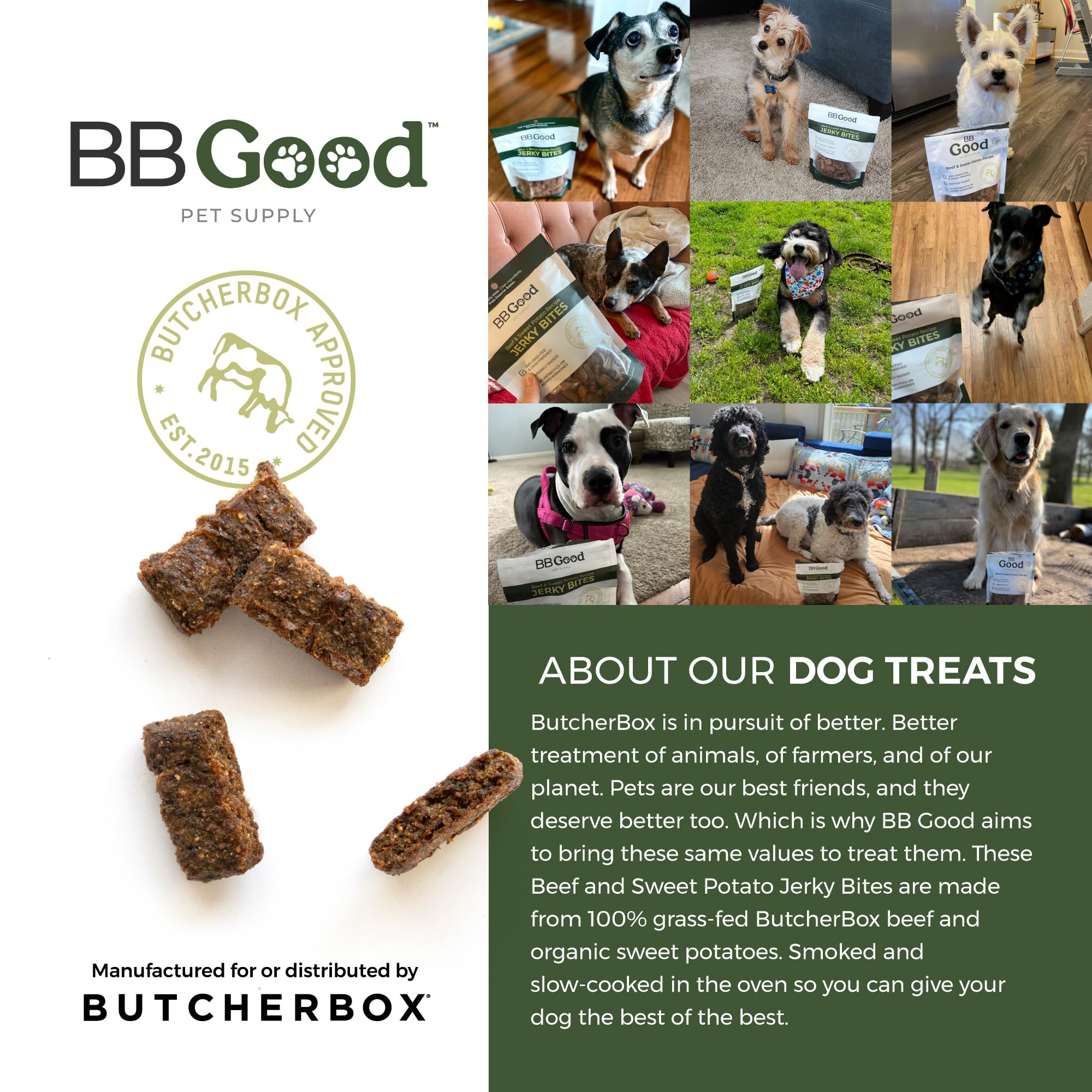 BB GOOD ButcherBox Premios Para Perros Saludables, Libre de - Imagen 5