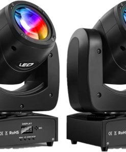 Luces de Escenario Cabeza Móvil 8 Gobos -WB-2Pack)