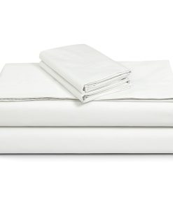 Juego de Sábanas de Algodón Percale para Cama Individual