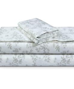 Juego de sábanas de cama tamaño twin Tribeca Living Cotton
