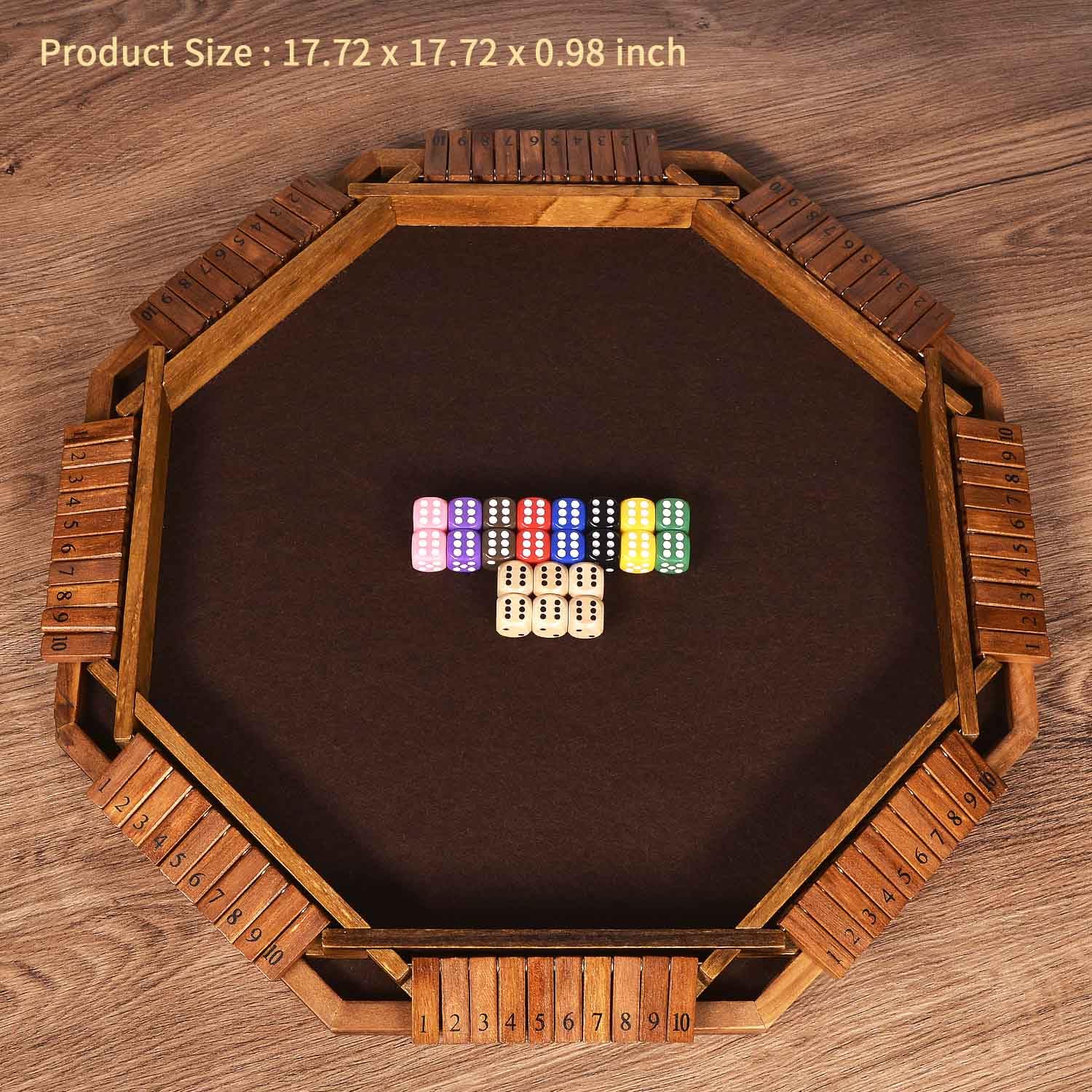 Juego de Dados Vamslove Shut The Box para 8 Jugadores - Imagen 3