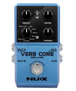 Pedal de Reverb NUX Verb Core Deluxe, 8 tipos de