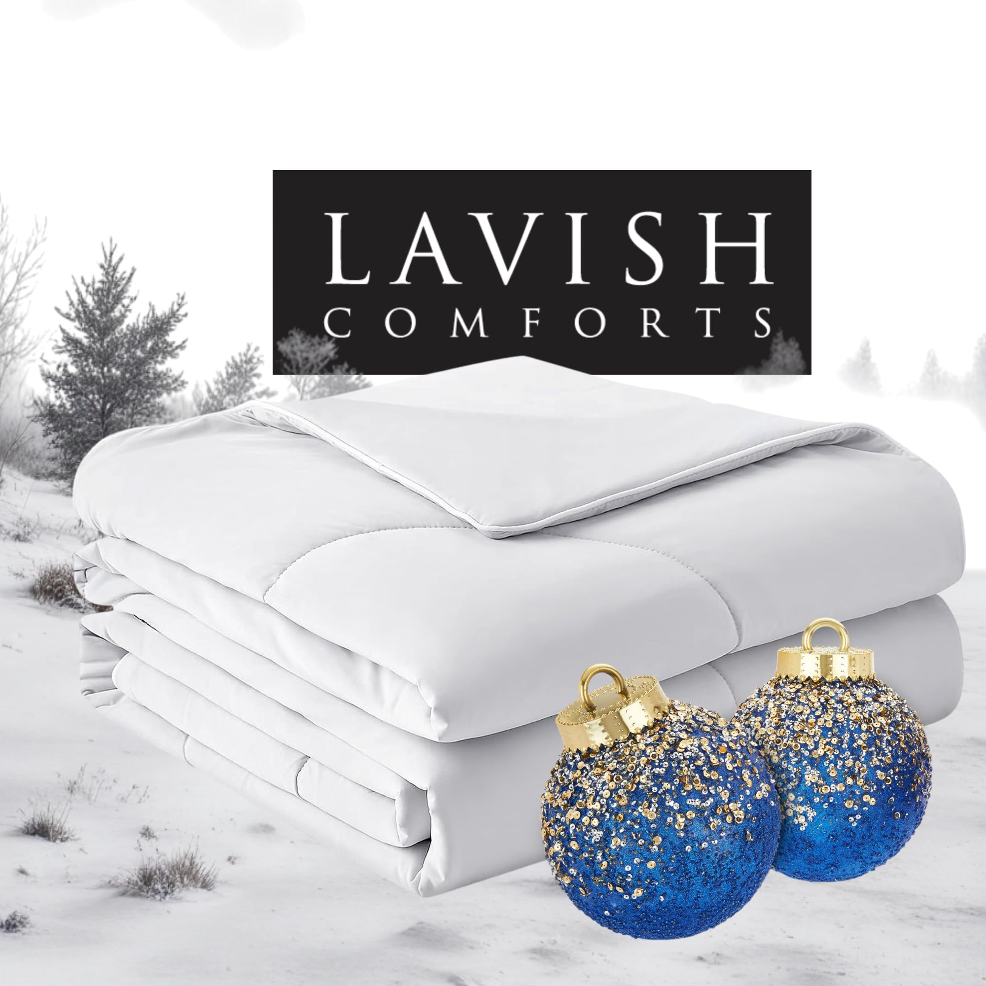 Edredón refrescante Lavish Comforts tamaño King/Cal King -