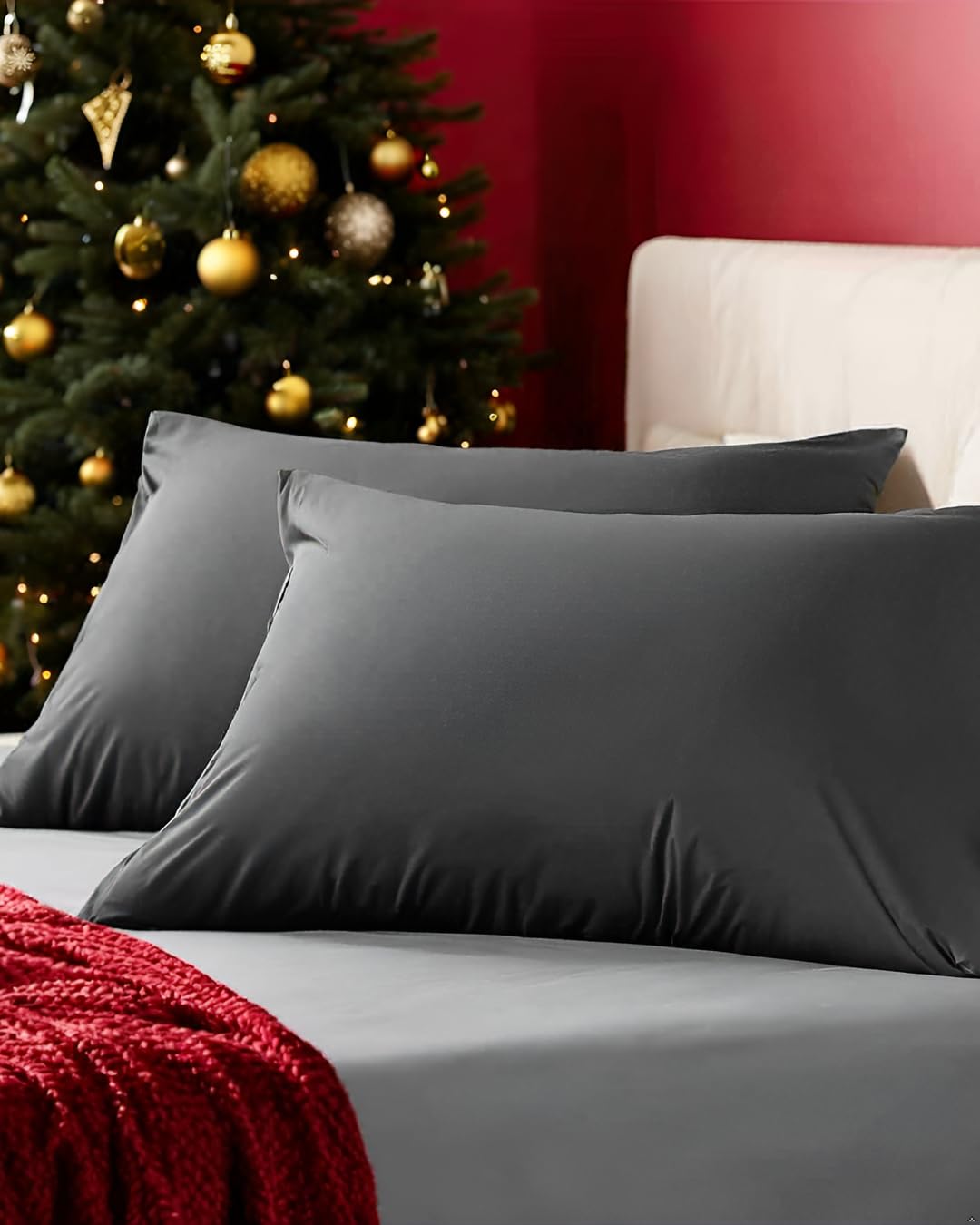 Funda de Almohada Premium Lavish Comforts para Piel