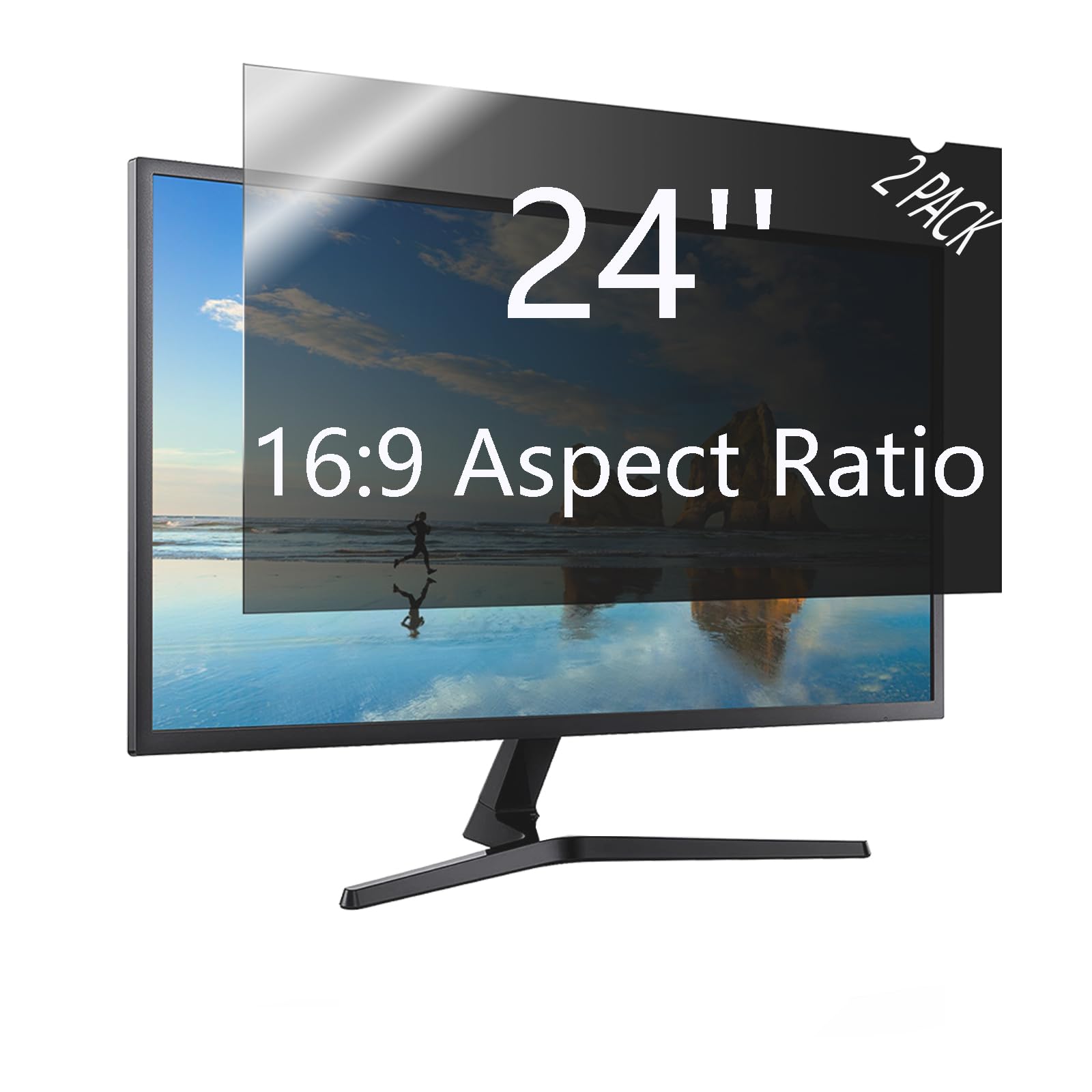 J J-Dream 24 Pulgadas Filtro de Pantalla de Privacidad para