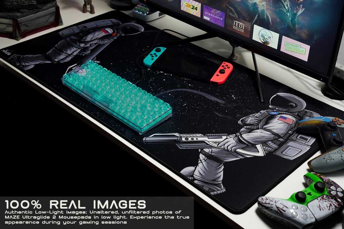 Mouse Pad Maze - Superficie Ultra Deslizante para Máximo - Imagen 3