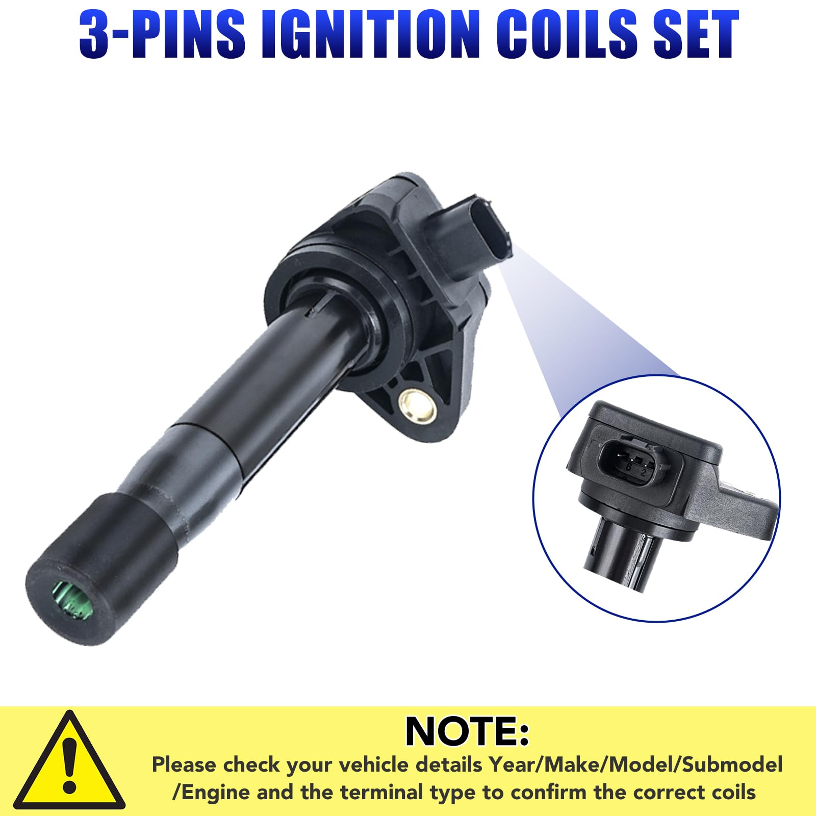 Paquete de 6 bobinas de encendido LCWRGS para Honda Odyssey - Imagen 5