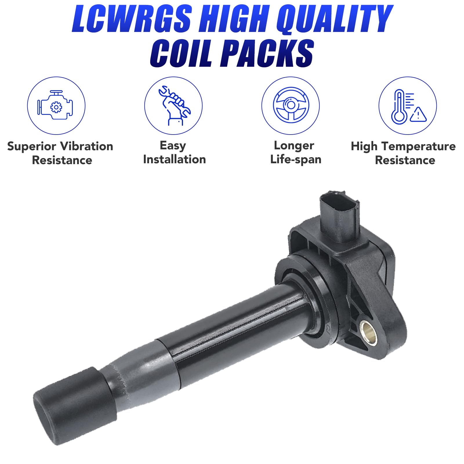 Paquete de 6 bobinas de encendido LCWRGS para Honda Odyssey - Imagen 3