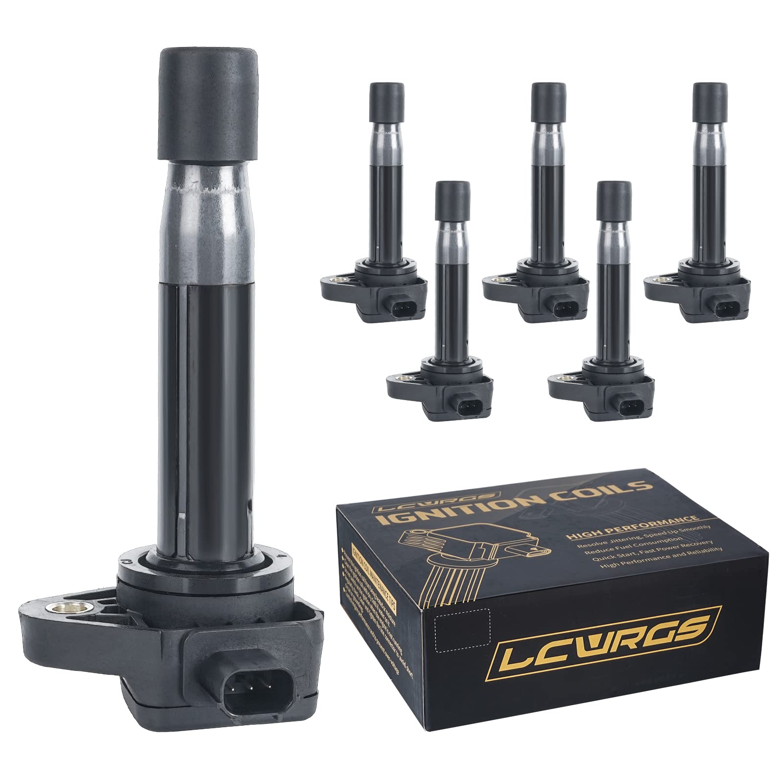 Paquete de 6 bobinas de encendido LCWRGS para Honda Odyssey