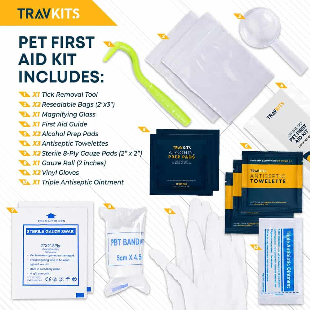 Kit de Primeros Auxilios para Mascotas TravKits para Perros - Imagen 4