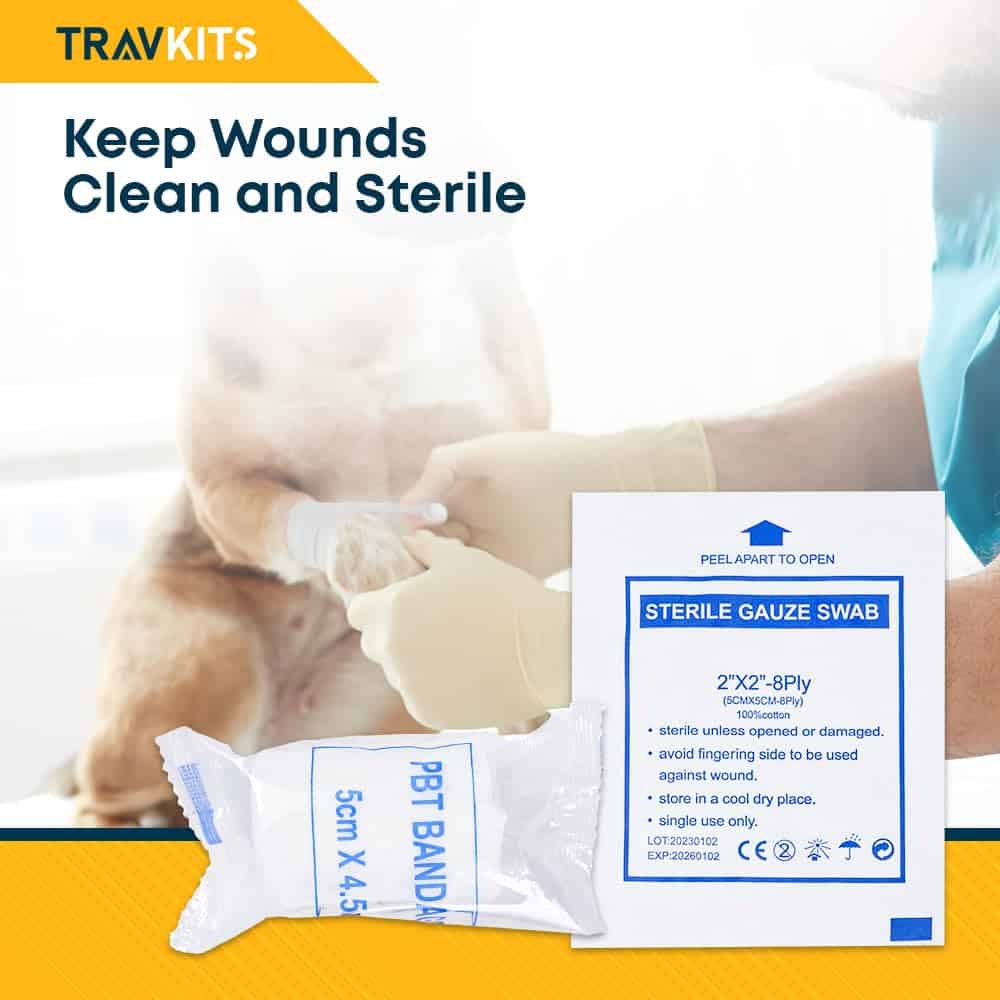 Kit de Primeros Auxilios para Mascotas TravKits para Perros - Imagen 8