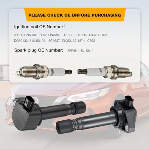 Bobinas de Encendido UF582 y Bujía de Iridio IZFR6K11S - Imagen 3