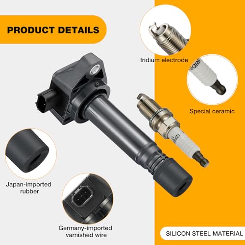 Bobinas de Encendido UF582 y Bujía de Iridio IZFR6K11S - Imagen 5