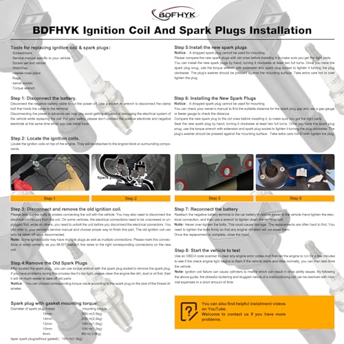 Bobinas de Encendido UF582 y Bujía de Iridio IZFR6K11S - Imagen 7