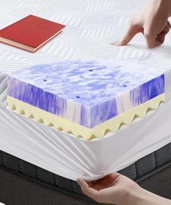 Colchoneta de Espuma de Memoria de 3 Pulgadas SWINHOM para