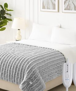 Manta Eléctrica RHEIN HOME Queen 84"x 90", -Gris