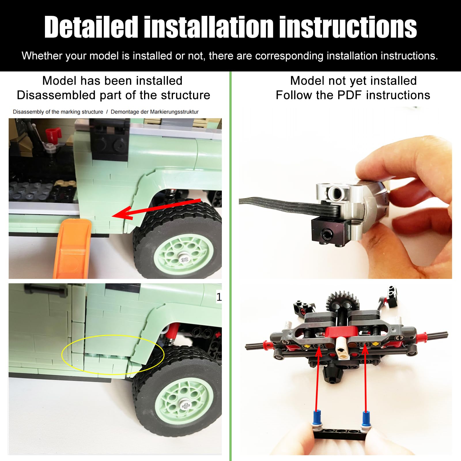 Kit de Motorización y Control Remoto MocArt Pro para Lego - Imagen 6