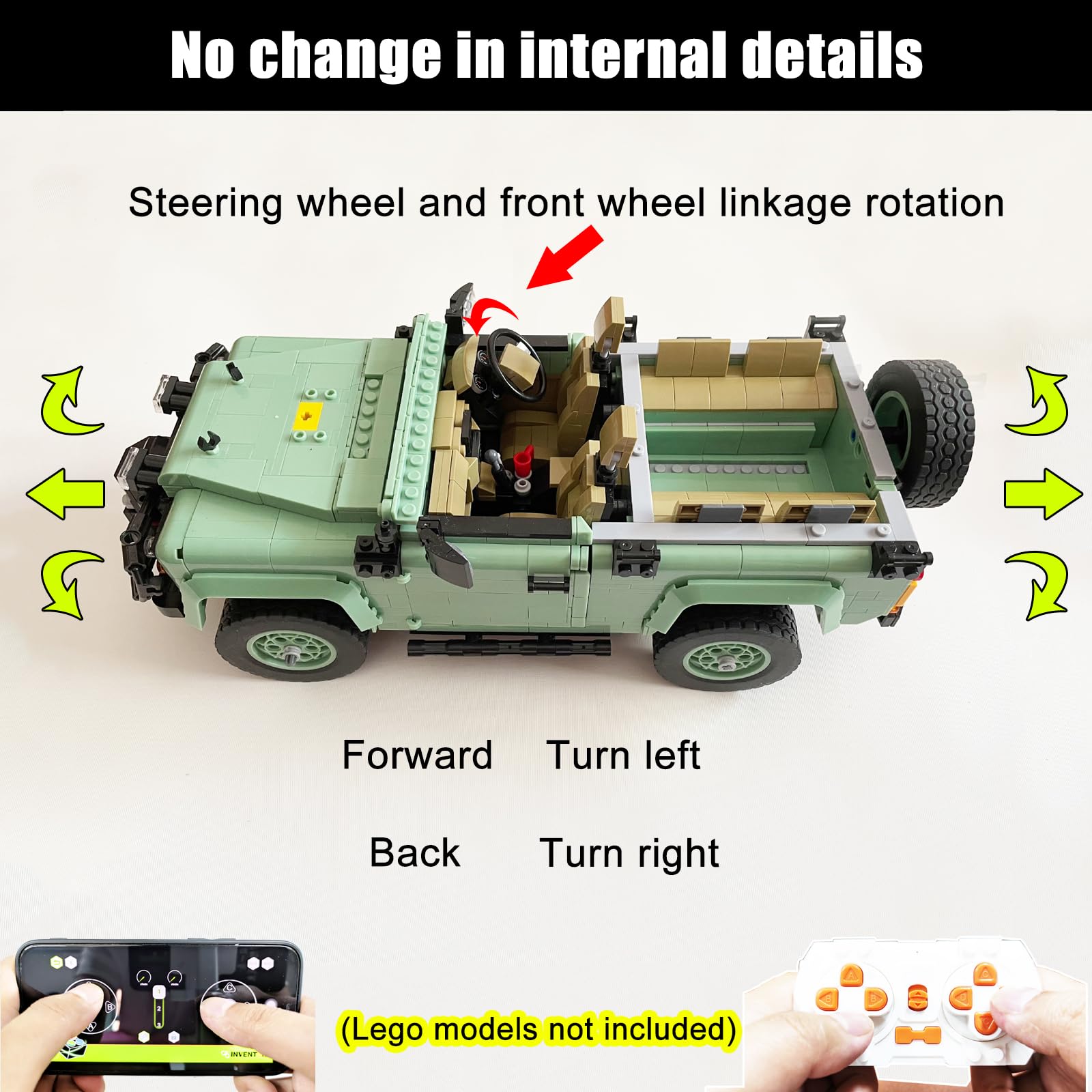 Kit de Motorización y Control Remoto MocArt Pro para Lego - Imagen 4
