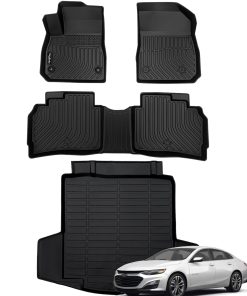 Conjunto de tapetes para auto y forro de maletero Wailtnb