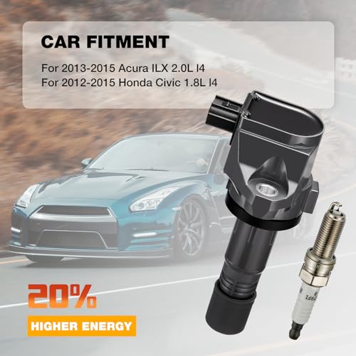 Conjunto de 4 Bobinas de Encendido UF672 y Bujías de Iridio - Imagen 4