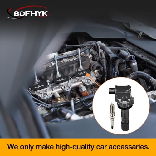 Conjunto de 4 Bobinas de Encendido UF672 y Bujías de Iridio - Imagen 8