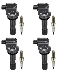 Conjunto de 4 Bobinas de Encendido UF672 y Bujías de Iridio