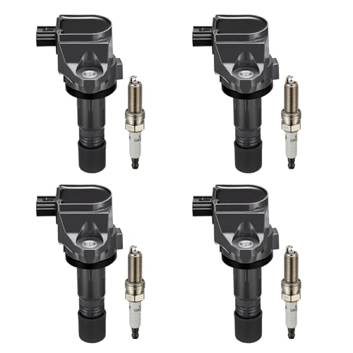 Conjunto de 4 Bobinas de Encendido UF672 y Bujías de Iridio