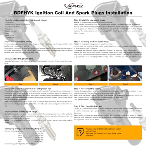 Conjunto de 4 Bobinas de Encendido UF672 y Bujías de Iridio - Imagen 7