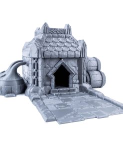 Juego de 3D Vikings Dwarf Settler - Casa Cervecera,