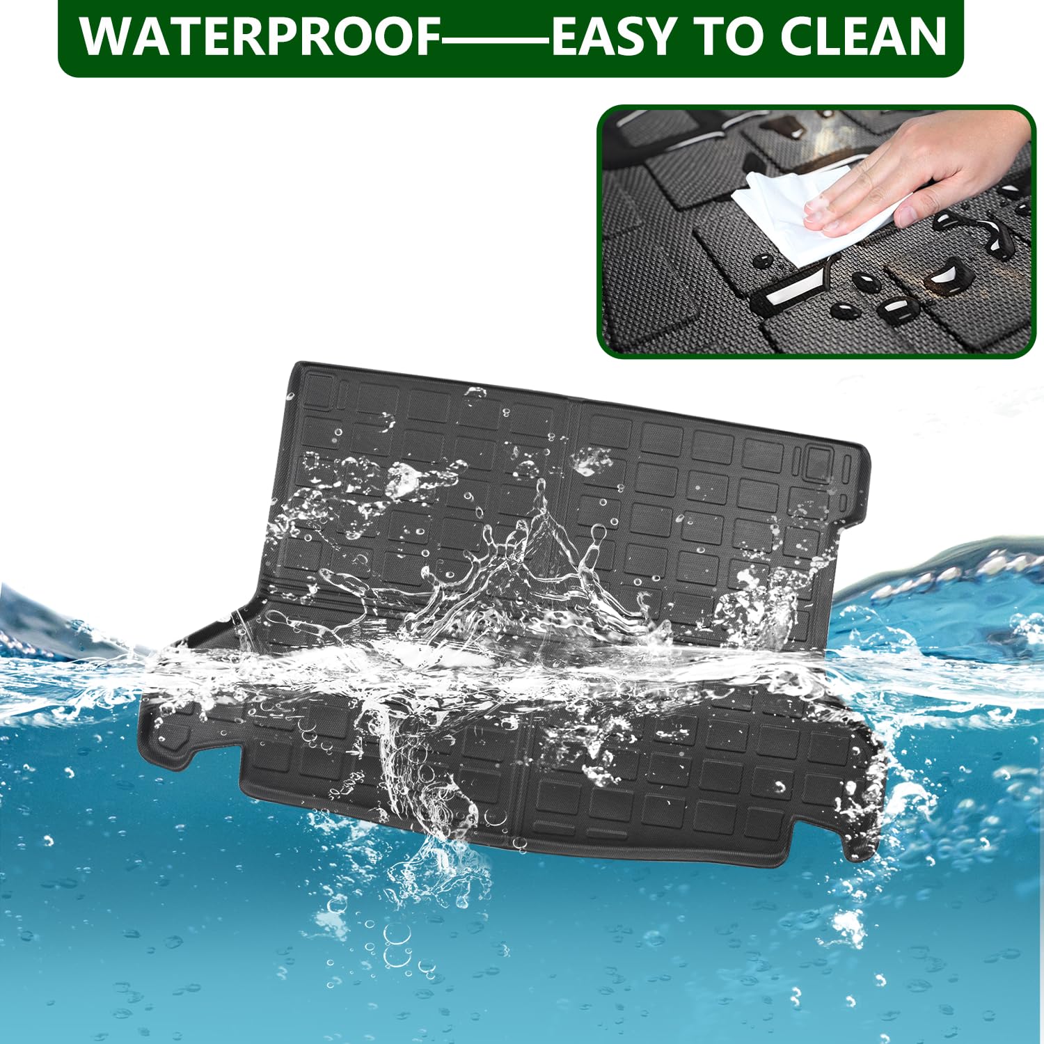 Tapete de Maletero xipoqix y Tapetes de Respaldo Compatible - Imagen 6