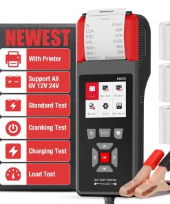 Probador de batería para automóvil con impresora 6V 12V