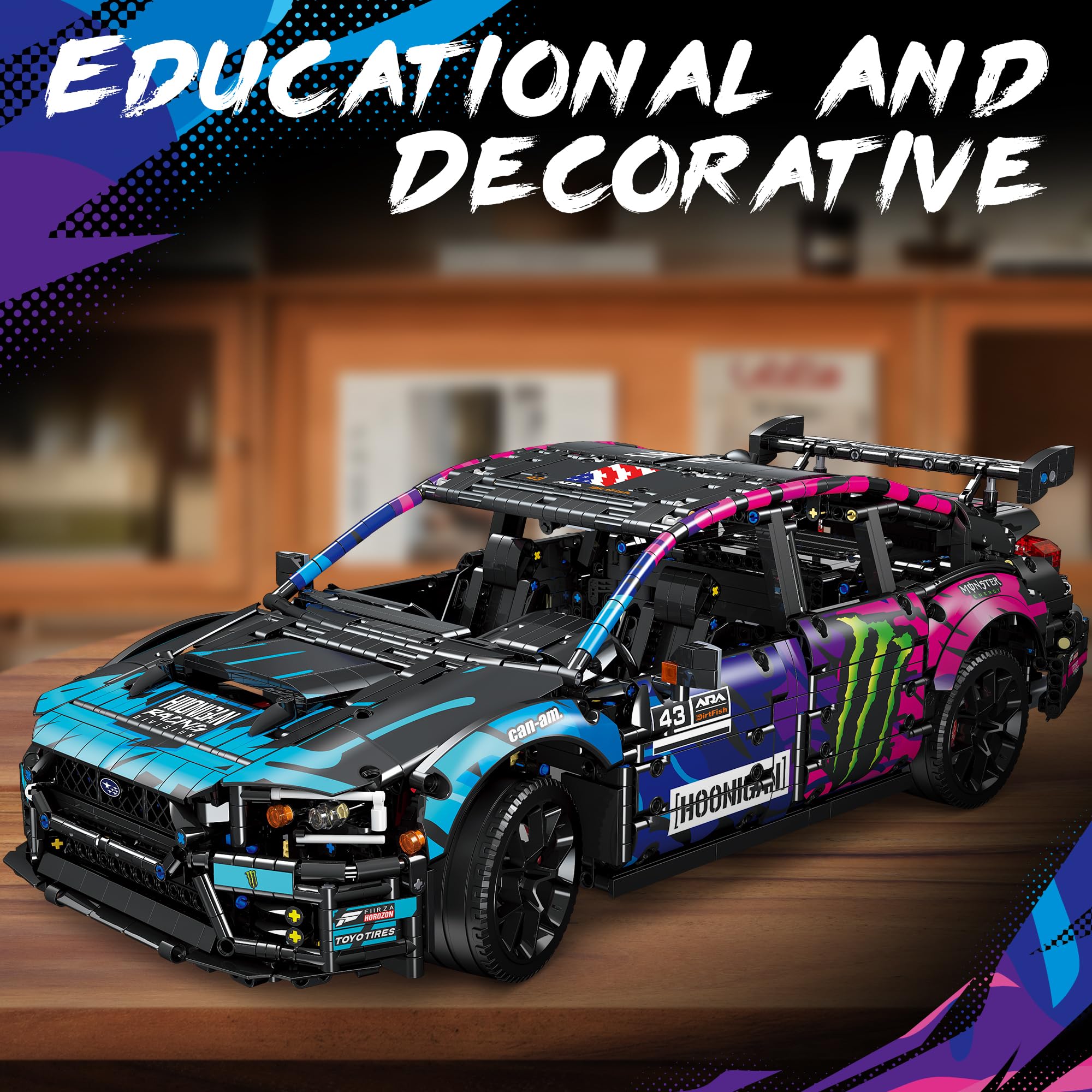 Set de Construcción de Coches Modelo Educiro para Adultos - - Imagen 5