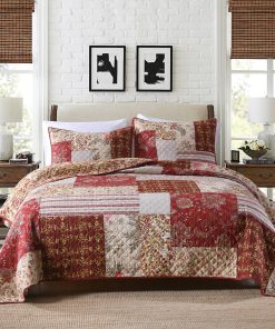 Juego de Edredón Navideño Travan de Algodón con Costuras